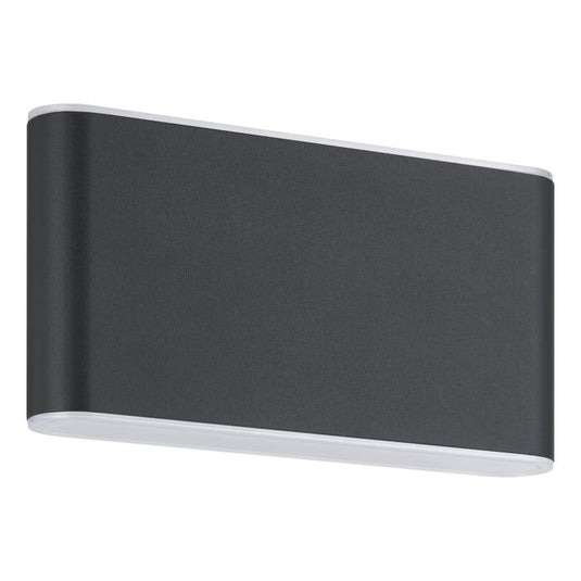 Aplique de Parede Exterior Antracite com LED e CCT GRUTTI EGLO