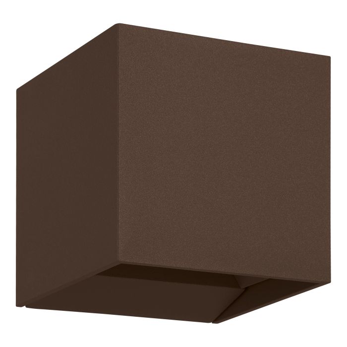 Load image into Gallery viewer, Aplique de Parede Exterior com Abas Ajustáveis Castanho Ferrugem CALPINO 3 EGLO
