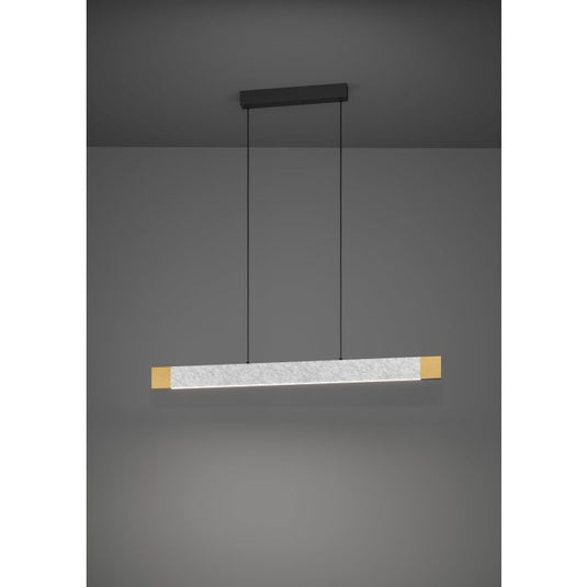 Candeeiro de teto VALLELADO com design moderno e madeira natural
