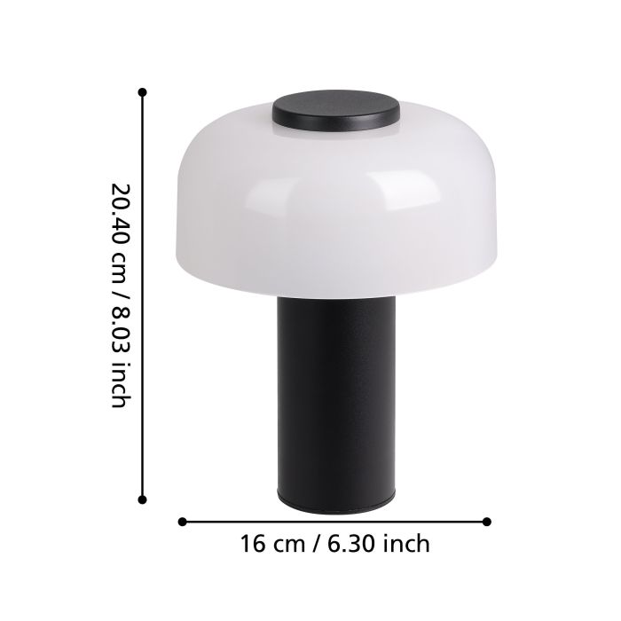 Load image into Gallery viewer, Candeeiro de Mesa Recarregável com Controlo Tátil PONENTE EGLO
