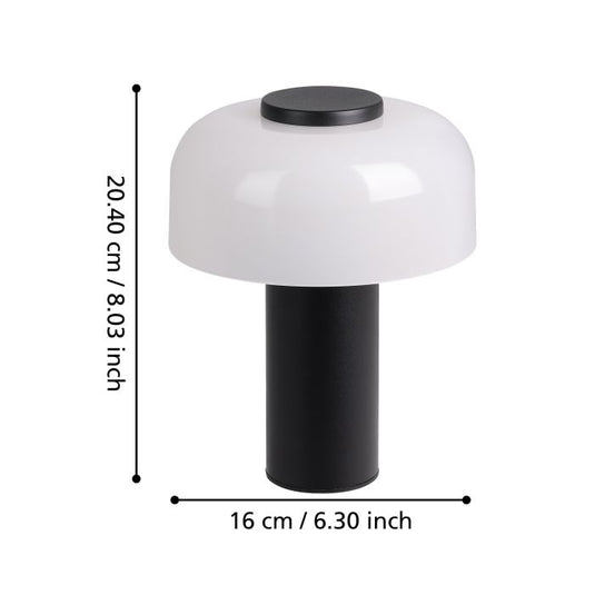 Candeeiro de Mesa Recarregável com Controlo Tátil PONENTE EGLO
