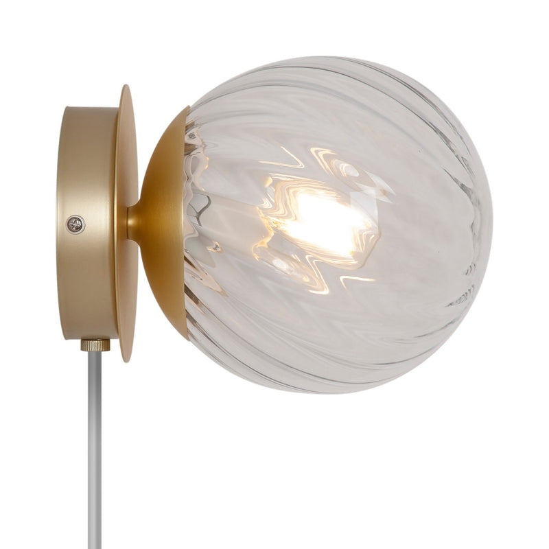 Carregue imagem no visualizador da galeriaAplique de Parede Art Deco com Cúpula de Vidro Chisell NORDLUX
