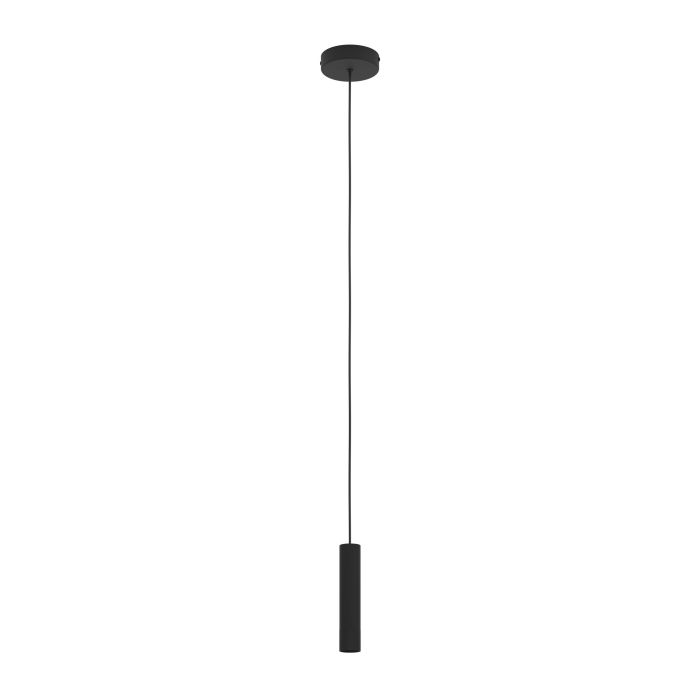 Cargue la imagen en el visor de la galería, ALMUDAINA Candeeiro de Teto Suspenso LED em Aço Preto 110cm
