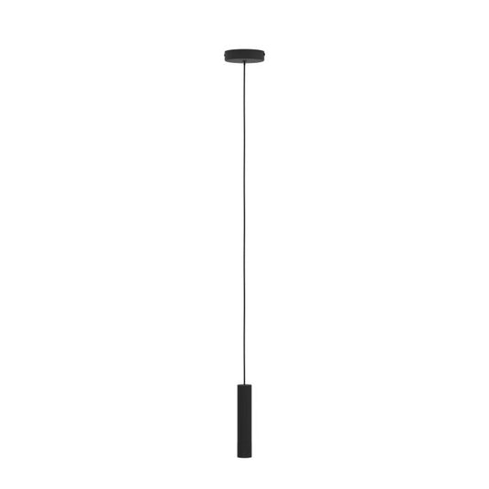 ALMUDAINA Candeeiro de Teto Suspenso LED em Aço Preto 110cm