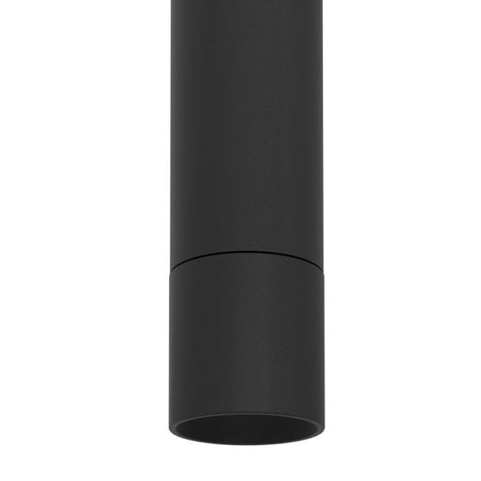 ALMUDAINA Candeeiro de Teto Suspenso LED em Aço Preto 110cm