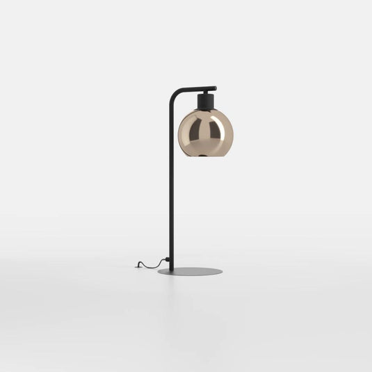Candeeiro de Mesa com Base em Metal Preto e Esfera de Vidro CORDOBA EGLO