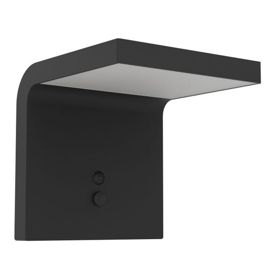 Candeeiro solar de parede preto e branco SPIANTE EGLO
