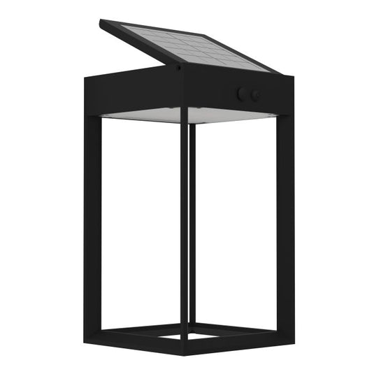 Candeeiro solar de parede preto e branco SUZZARA EGLO