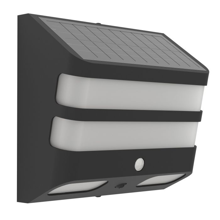 Load image into Gallery viewer, Candeeiro solar LED de parede com sensor de movimento STIAPPA EGLO
