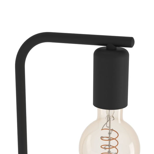 Candeeiro de Pé CRANLEY 1 Preto EGLO – Design Moderno e Elegante