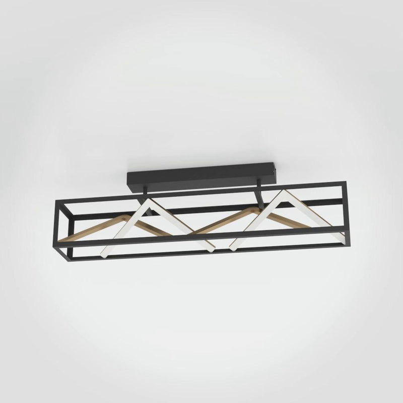 Carregue imagem no visualizador da galeriaCandeeiro de teto elegante com perfis finos em latão PENELA EGLO
