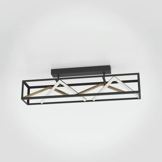 Candeeiro de teto elegante com perfis finos em latão PENELA EGLO