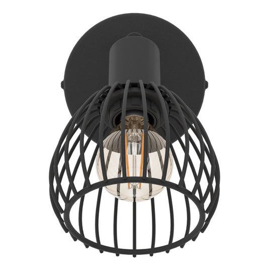 Foco Luminária de Parede e Teto Preto SONNINO EGLO