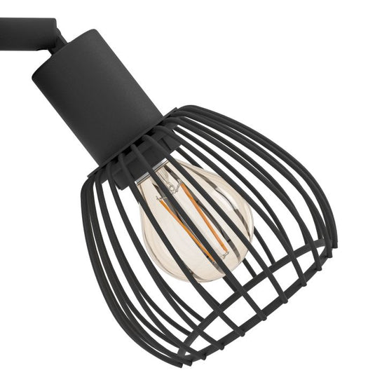 Foco Luminária de Parede e Teto Preto SONNINO EGLO