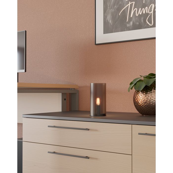 Load image into Gallery viewer, Candeeiro de Mesa com Vidro Cor de Areia GEO EGLO
