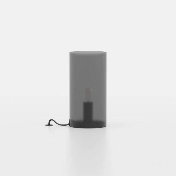 Load image into Gallery viewer, Candeeiro de mesa com vidro cinzento e base E14 GEO EGLO
