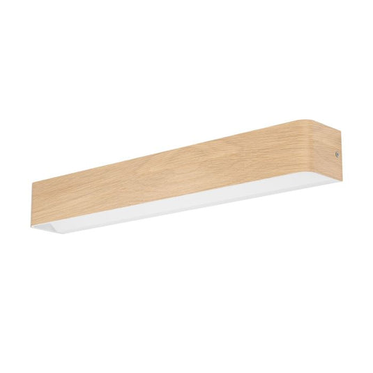Aplique de Parede LED com Aparência de Madeira Acetinado SANIA 6 EGLO
