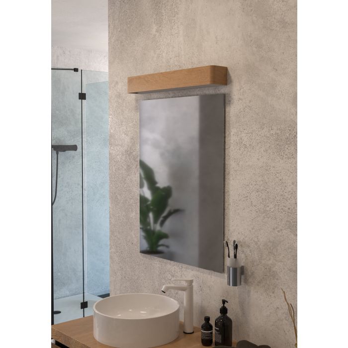 Load image into Gallery viewer, Aplique de Parede LED com Aparência de Madeira Acetinado SANIA 6 EGLO
