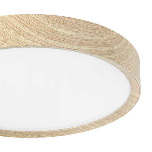 Candeeiro de teto em imitação de madeira e branco MUSURITA EGLO