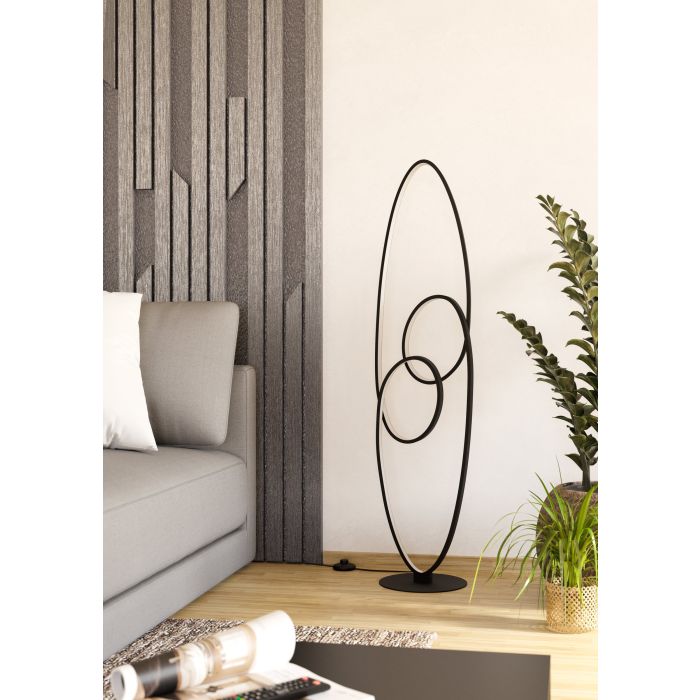 Load image into Gallery viewer, Candeeiro de pé com LED integrado e design moderno GIANELLA EGLO
