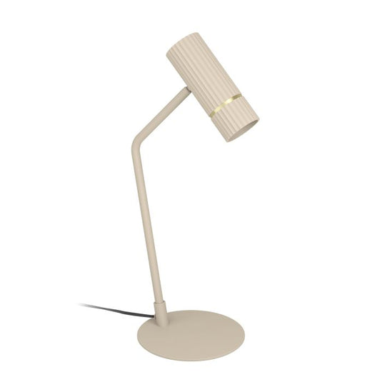 Candeeiro de Mesa com Soquete GU10 e Detalhes em Latão Escovado CAMINIA EGLO