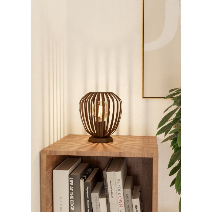 Chargez l'image dans la visionneuse de la galerie, Candeeiro de Mesa com Superfície em Bronze Escovado ESPINAL EGLO
