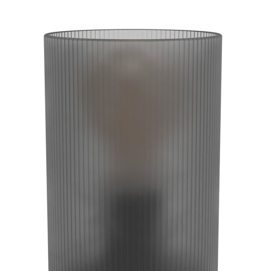 Candeeiro de Mesa com Vidro Cinzento e Base Preta COLOMERA EGLO