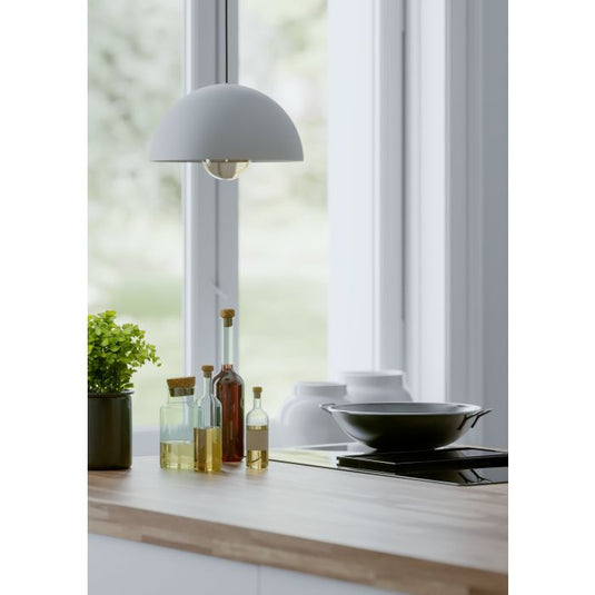 Candeeiro de teto minimalista em aço branco GAETANO EGLO