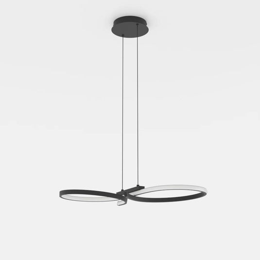 Candeeiro de teto LED elegante e curvo SERPINS EGLO
