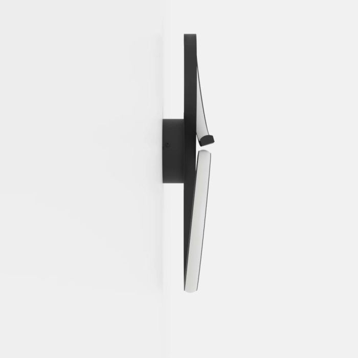 Load image into Gallery viewer, Aplique de Parede LED Curvo Preto e Branco SERPINS EGLO
