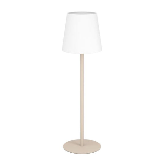 Candeeiro de mesa areia e branco FIORANA EGLO