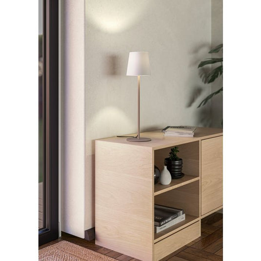 Candeeiro de mesa areia e branco FIORANA EGLO