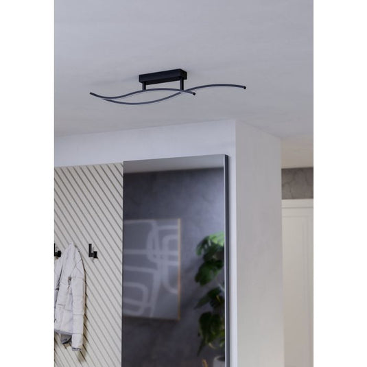 Candeeiro de teto LED preto e branco GRISOLIA EGLO
