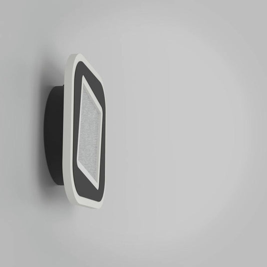 Aplique LED de Parede Preto com Efeito Cristal MACCHIONI EGLO