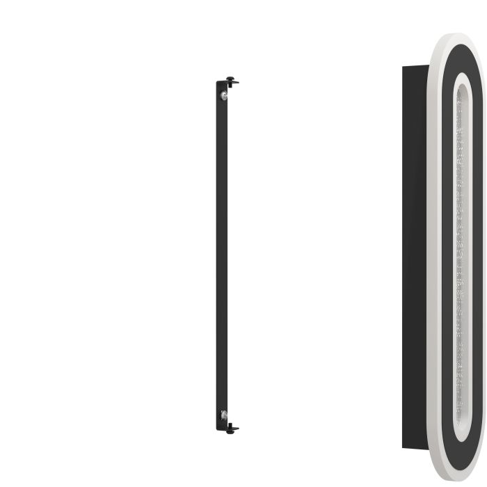 Cargue la imagen en el visor de la galería, Aplique de Parede LED Preto com Efeito Cristal MACCHIONI EGLO
