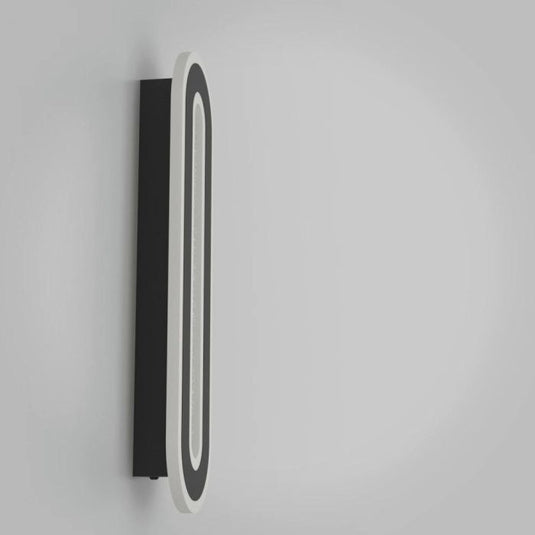 Aplique de Parede LED Preto com Efeito Cristal MACCHIONI EGLO
