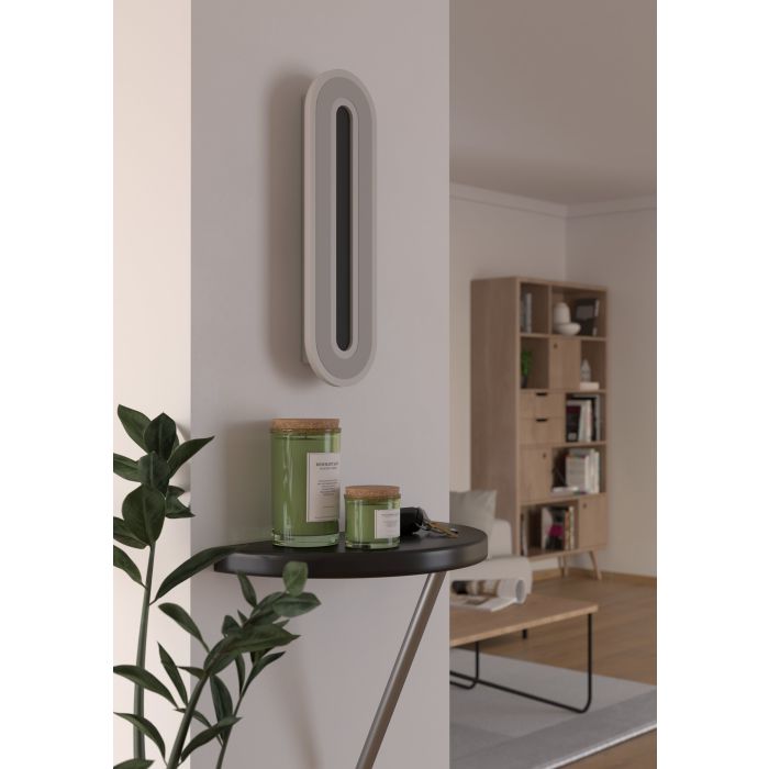 Load image into Gallery viewer, Aplique de Parede LED com Efeito Cristal Branco MACCHIONI EGLO
