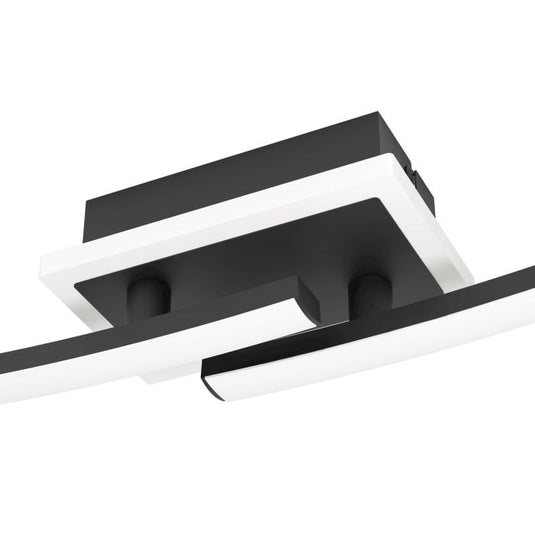 Candeeiro de teto LED preto e branco LUNGOLAGO EGLO