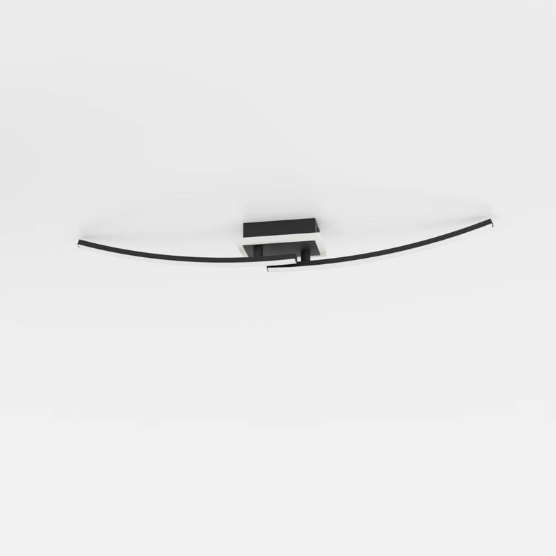 Load image into Gallery viewer, Candeeiro de teto LED preto e branco LUNGOLAGO EGLO
