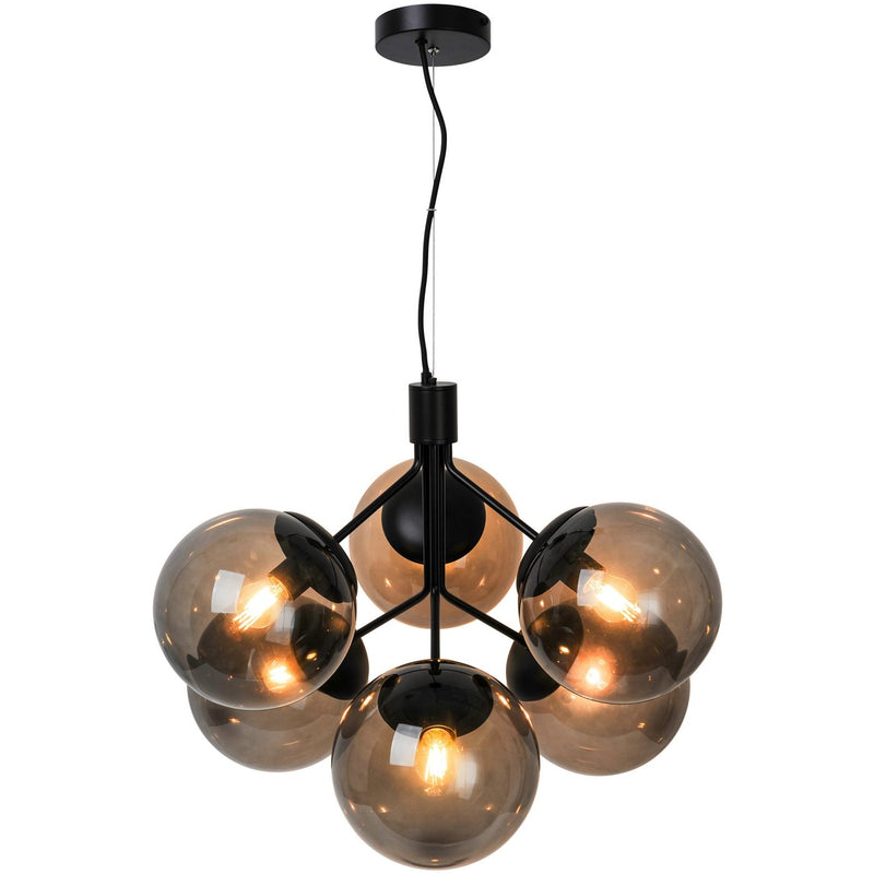 Load image into Gallery viewer, 6-Spot Pendant Black Ivona NORDLUX
