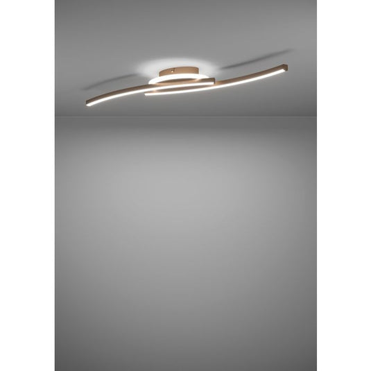 Candeeiro de teto LED em bronze LUNGOLAGO EGLO