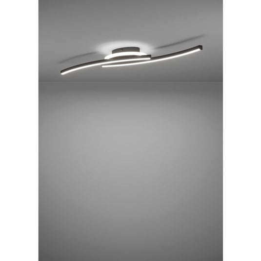 Candeeiro de teto LED preto e branco LUNGOLAGO EGLO