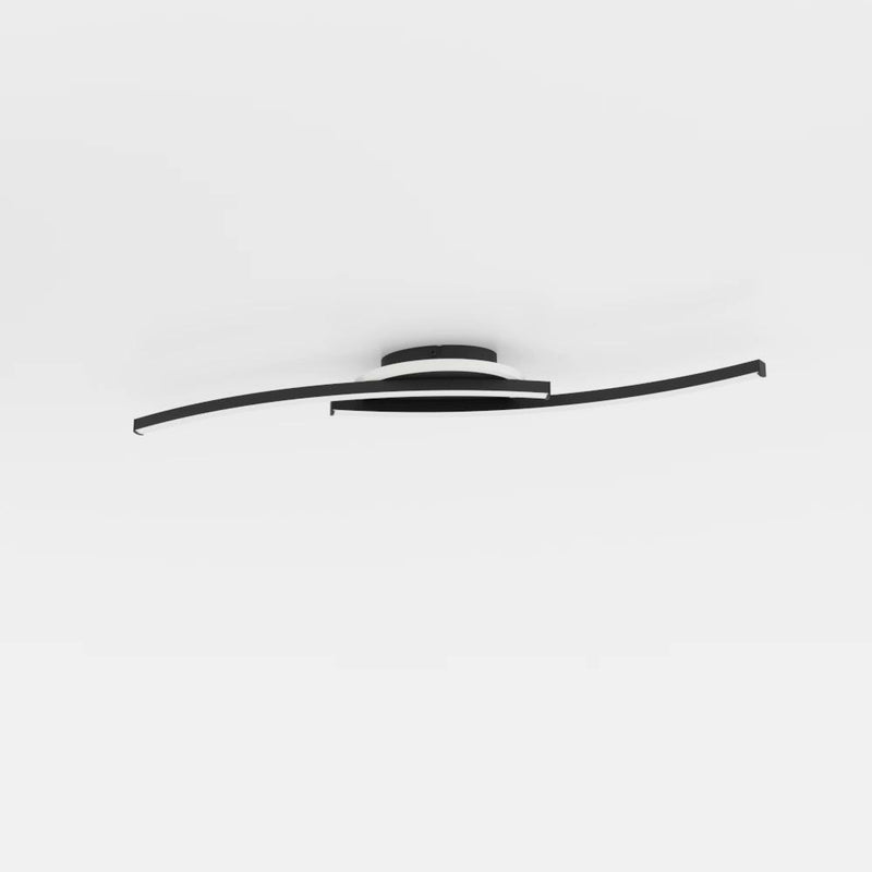 Load image into Gallery viewer, Candeeiro de teto LED preto e branco LUNGOLAGO EGLO
