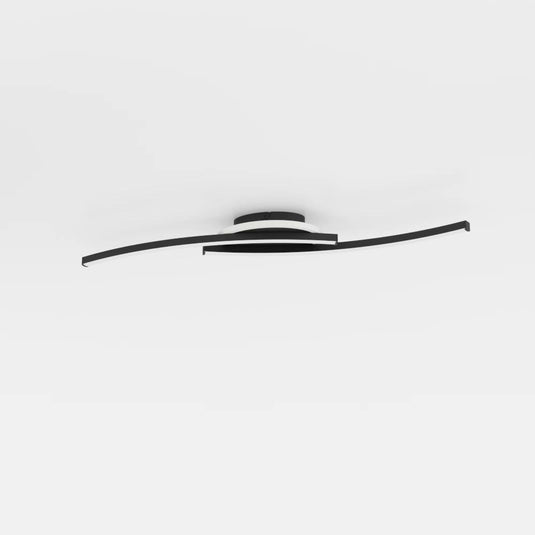 Candeeiro de teto LED preto e branco LUNGOLAGO EGLO