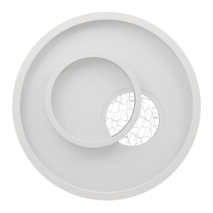 Load image into Gallery viewer, Plafon LED Branco e Prata 380 mm TIRIOLO EGLO
