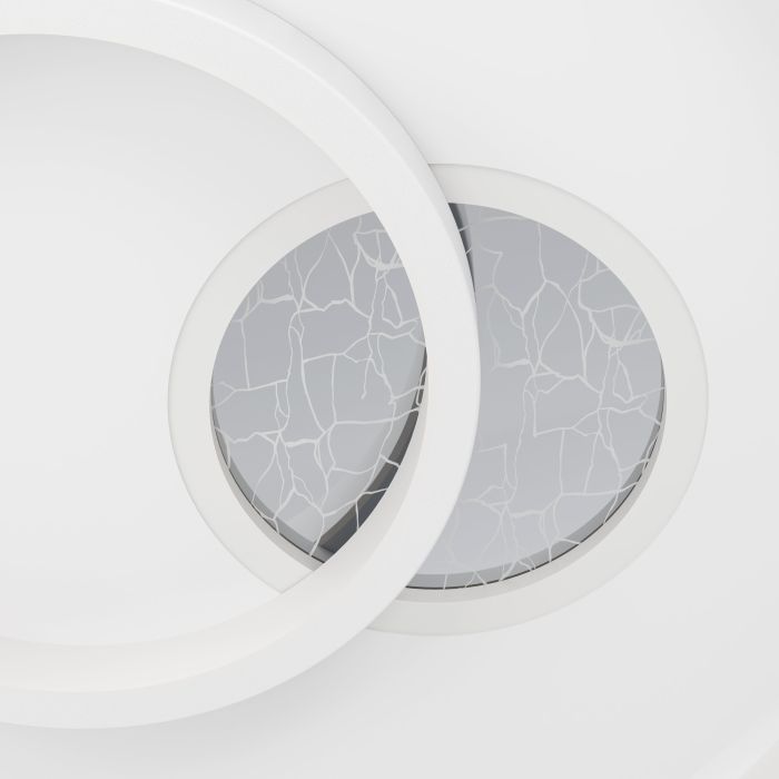 Load image into Gallery viewer, Plafon LED Branco e Prata 380 mm TIRIOLO EGLO
