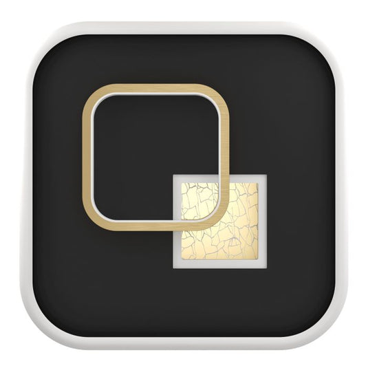 Plafon LED Preto e Dourado TIRIOLO EGLO
