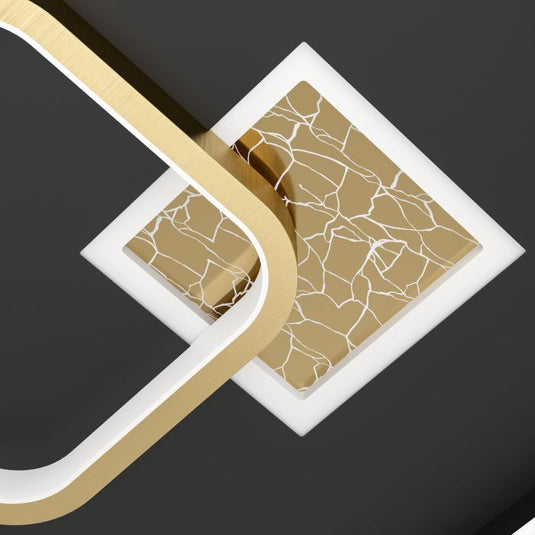 Plafon LED Preto e Dourado TIRIOLO EGLO