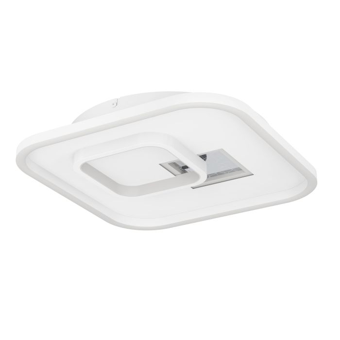 Carregue imagem no visualizador da galeriaCandeeiro de Teto LED Branco e Prata TIRIOLO EGLO
