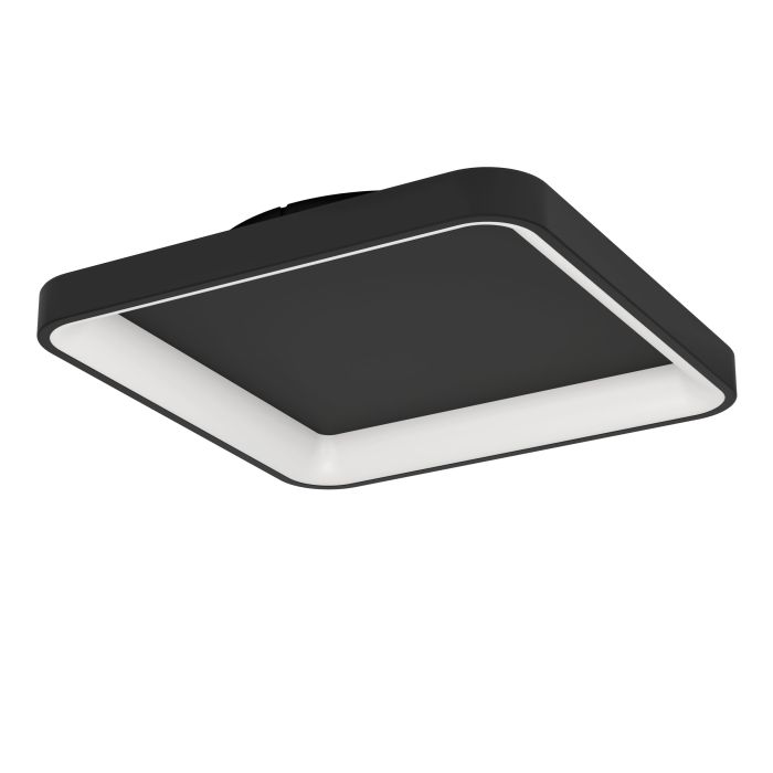 Carregue imagem no visualizador da galeriaPlafon LED Preto Quadrado 350x350 mm LORETELLO EGLO
